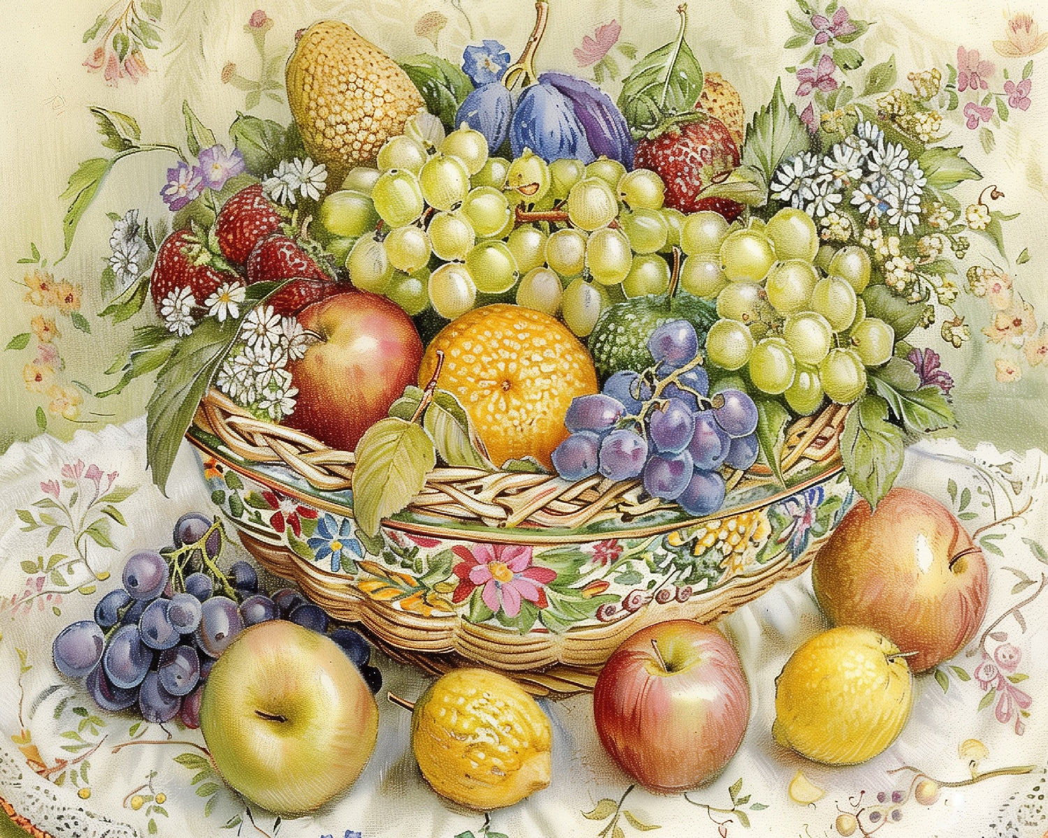 Fruit Basket Print