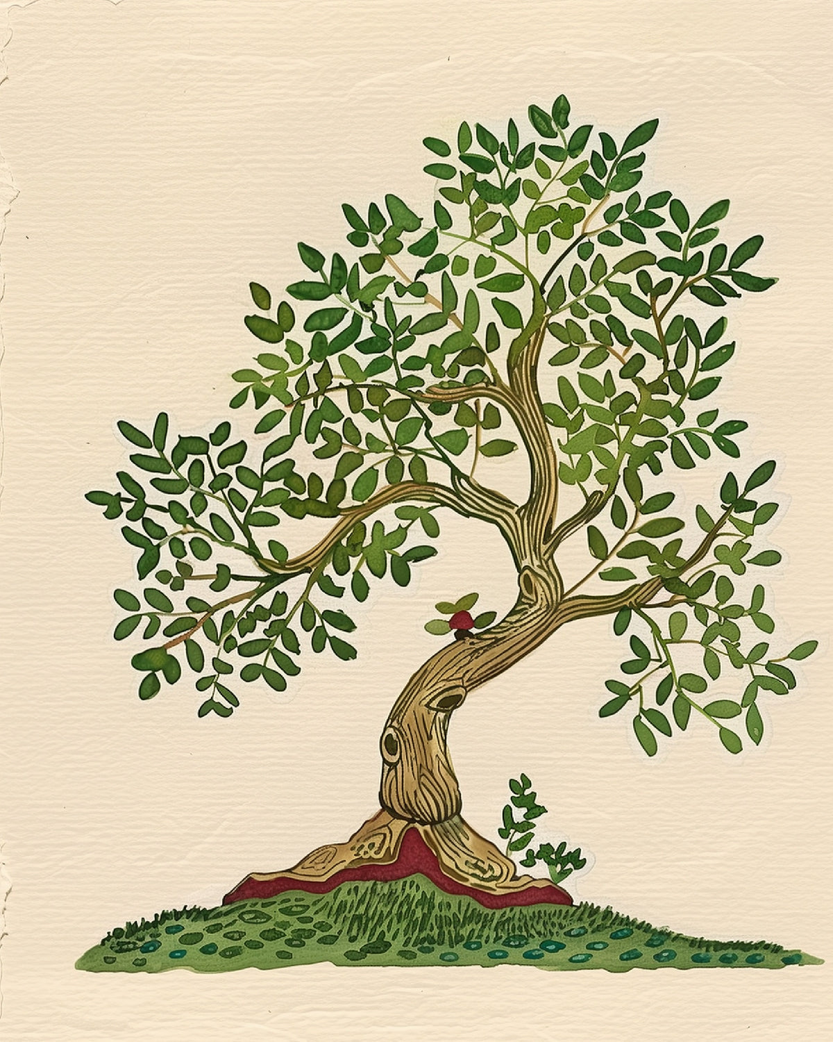 Bonsai-Baum Kunstdruck