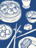 Dim Sum Dishes Print