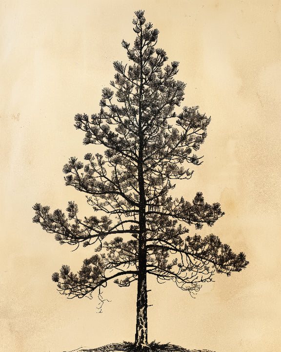 Pine Tree Art Print