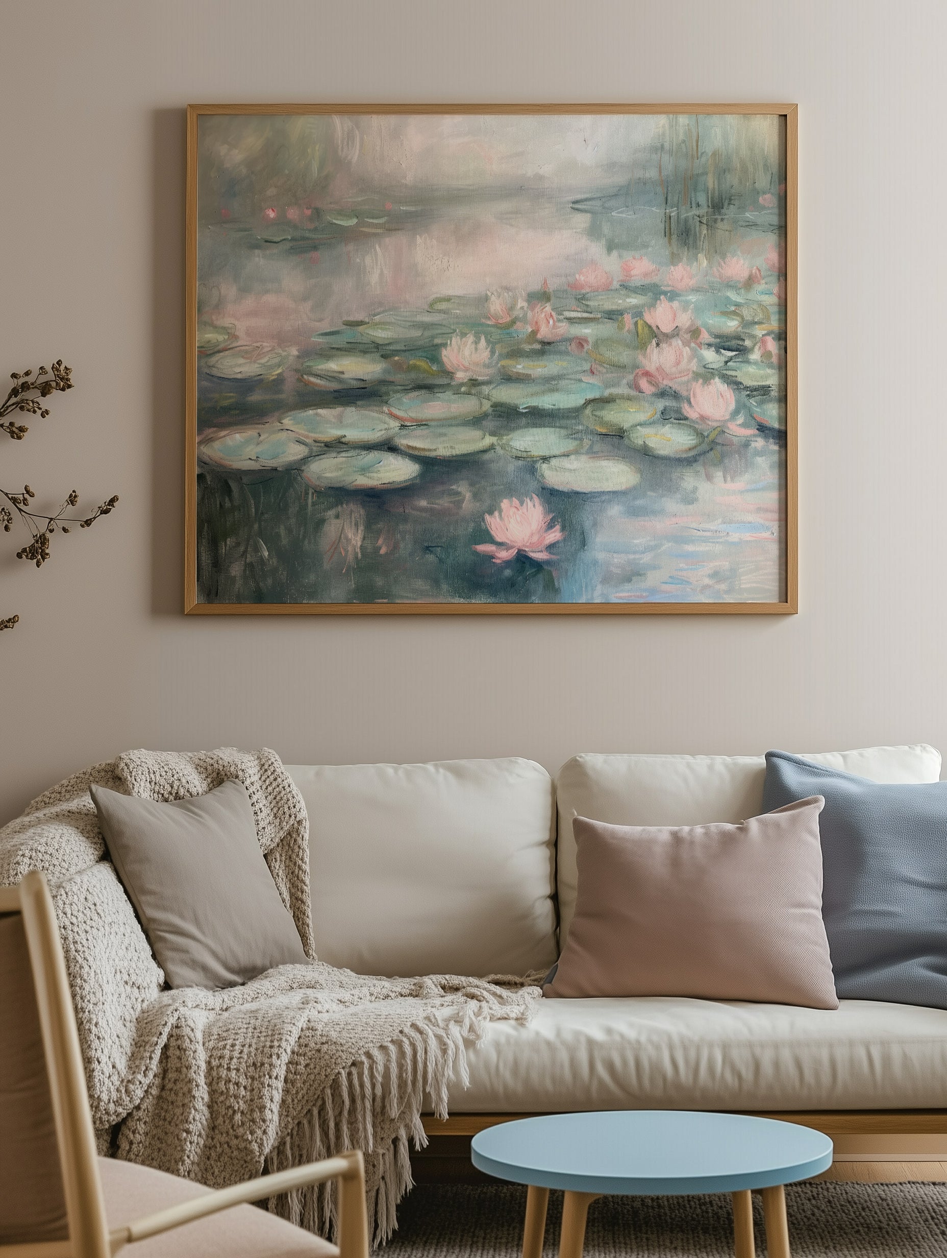 Serene Water Lilies Print