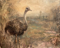 Majestic Ostrich - Wildlife Art Print