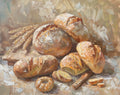 Rustic Bread Still Life Print