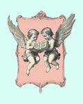 Cherub Duo Vintage Print