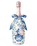 Coastal Champagne Bottle Print