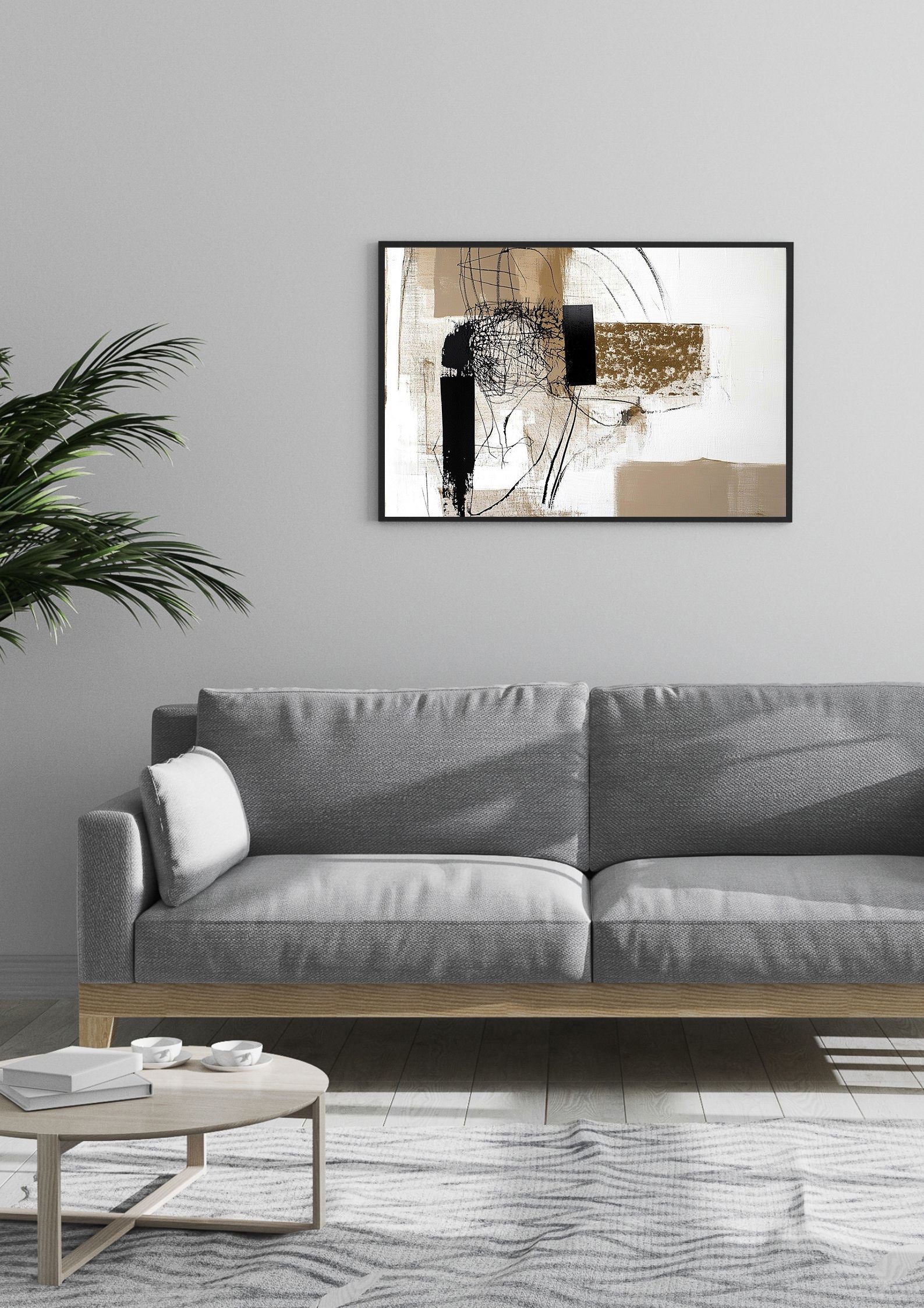 Neutral Tones Abstract Painting