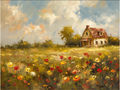 Countryside Home Print