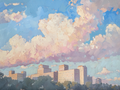 Cityscape Clouds Print