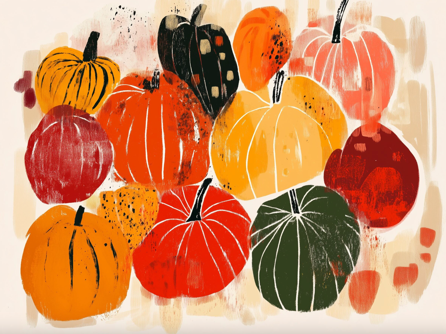 Slice of Autumn Print