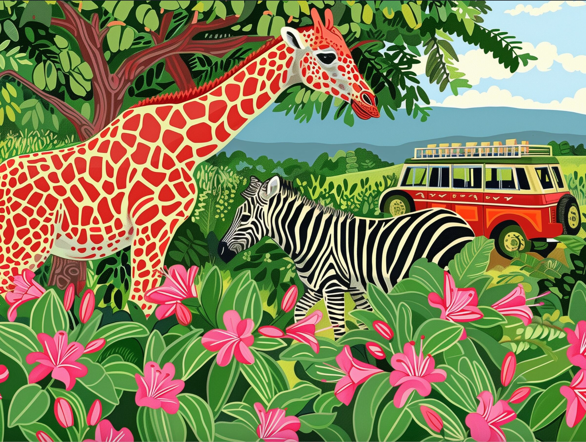 Jungle Safari Print