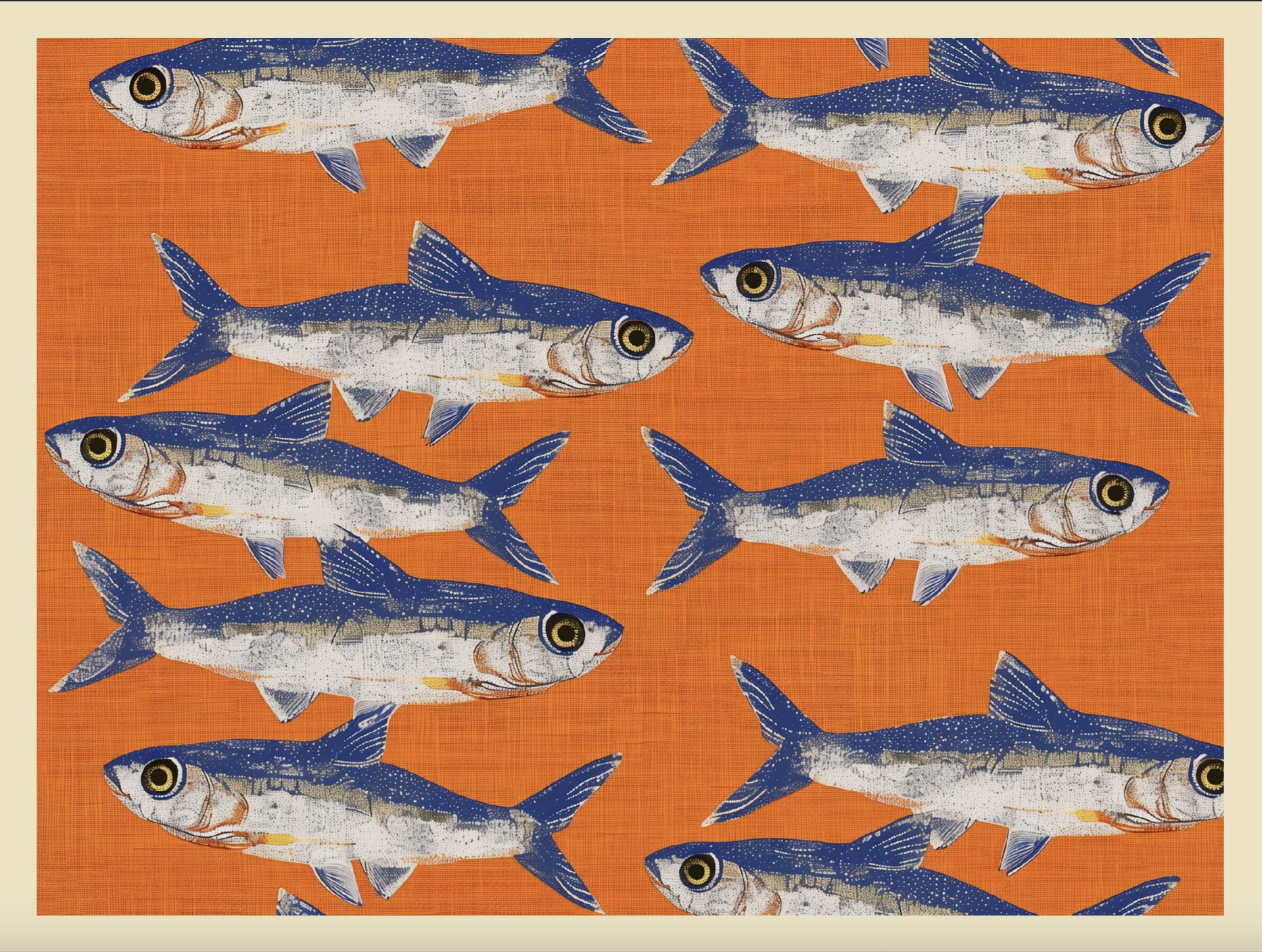 School of Fish Print