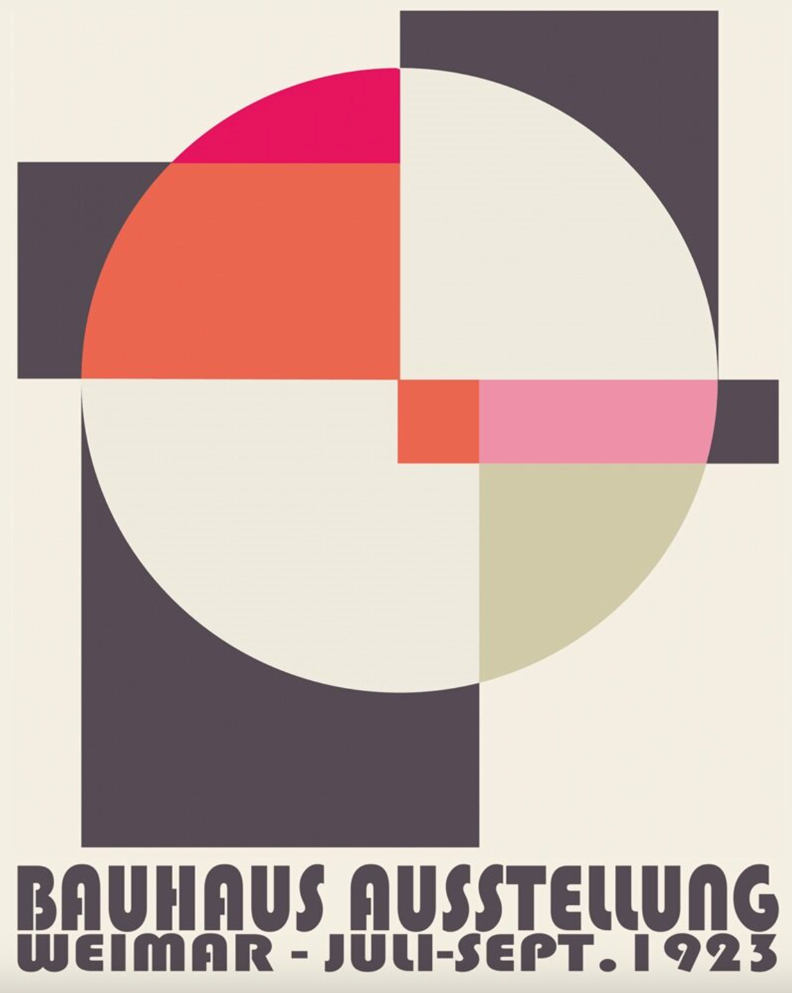 Bauhaus Ausstellung Art Print