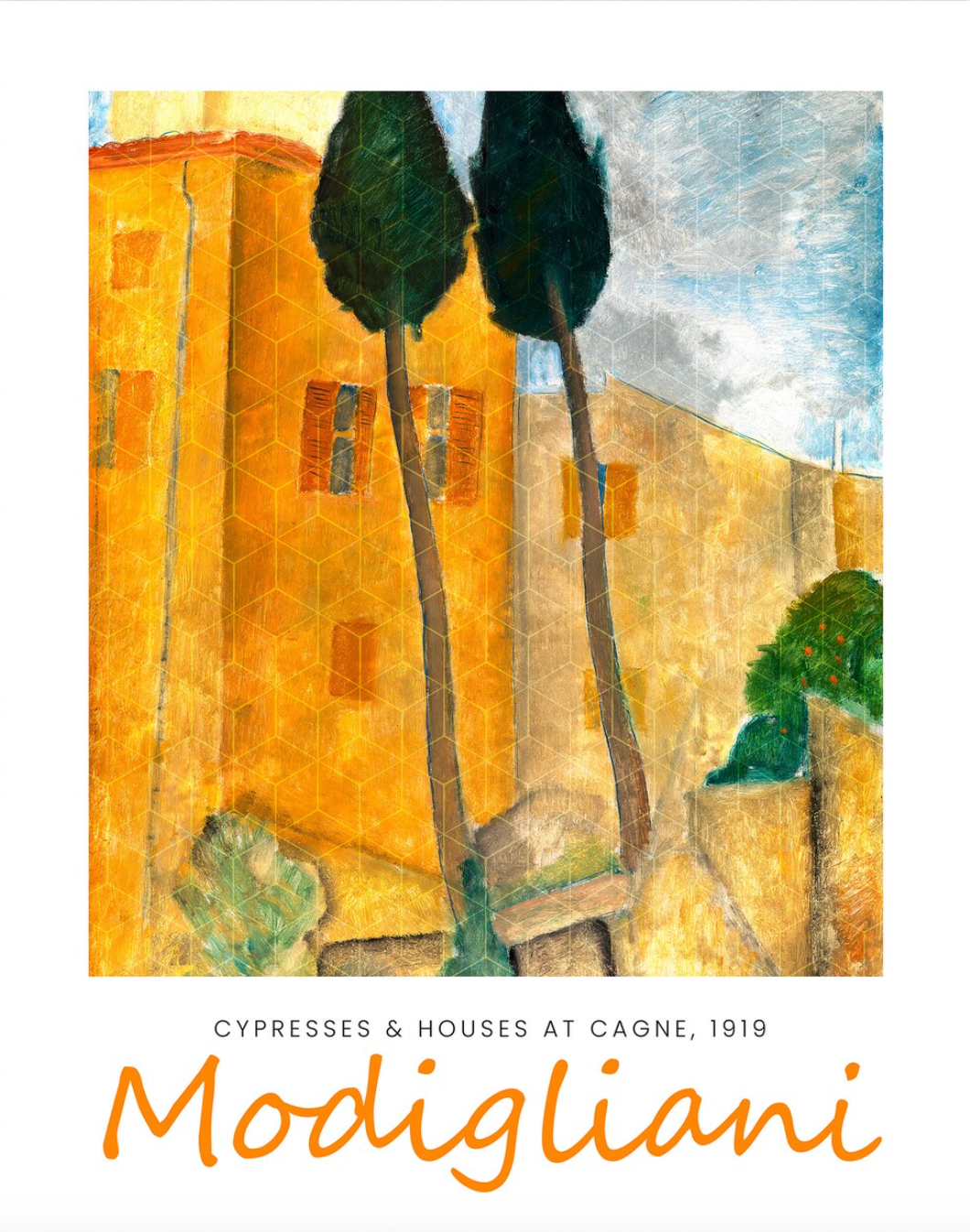 Cypresses By Amedeo Modigliani