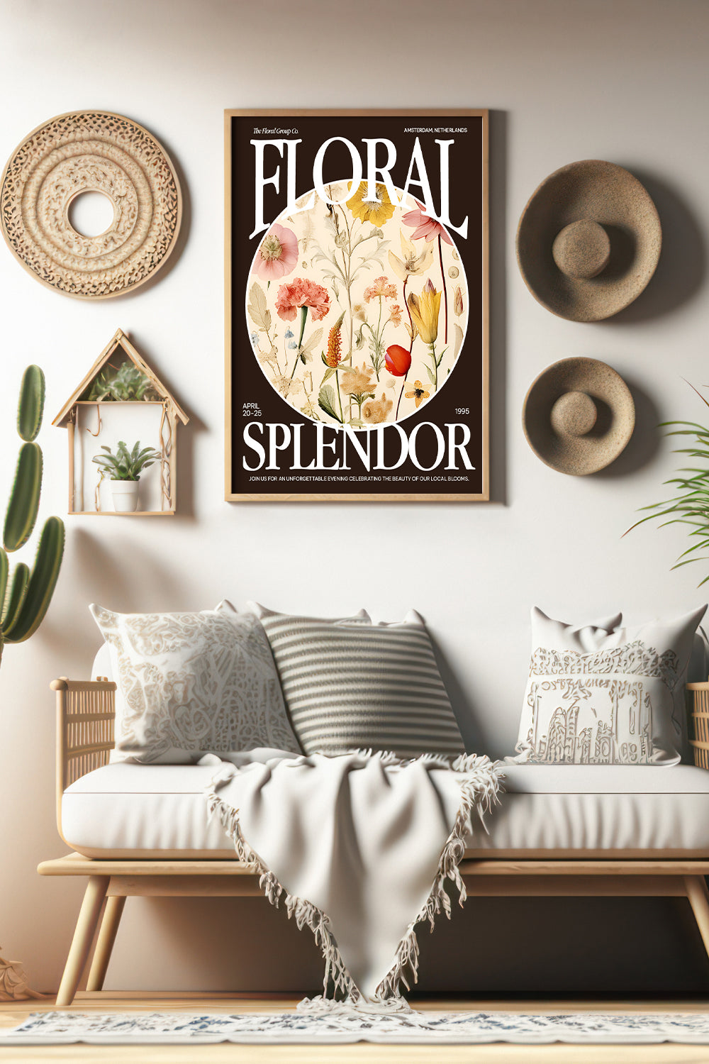 Floral Splendor Poster