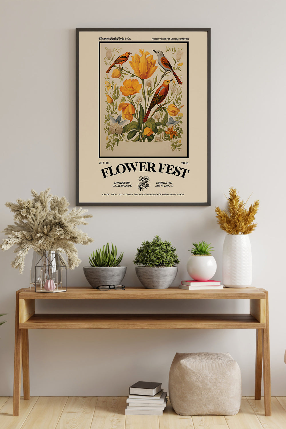 Flower Fest Exhibition Poster