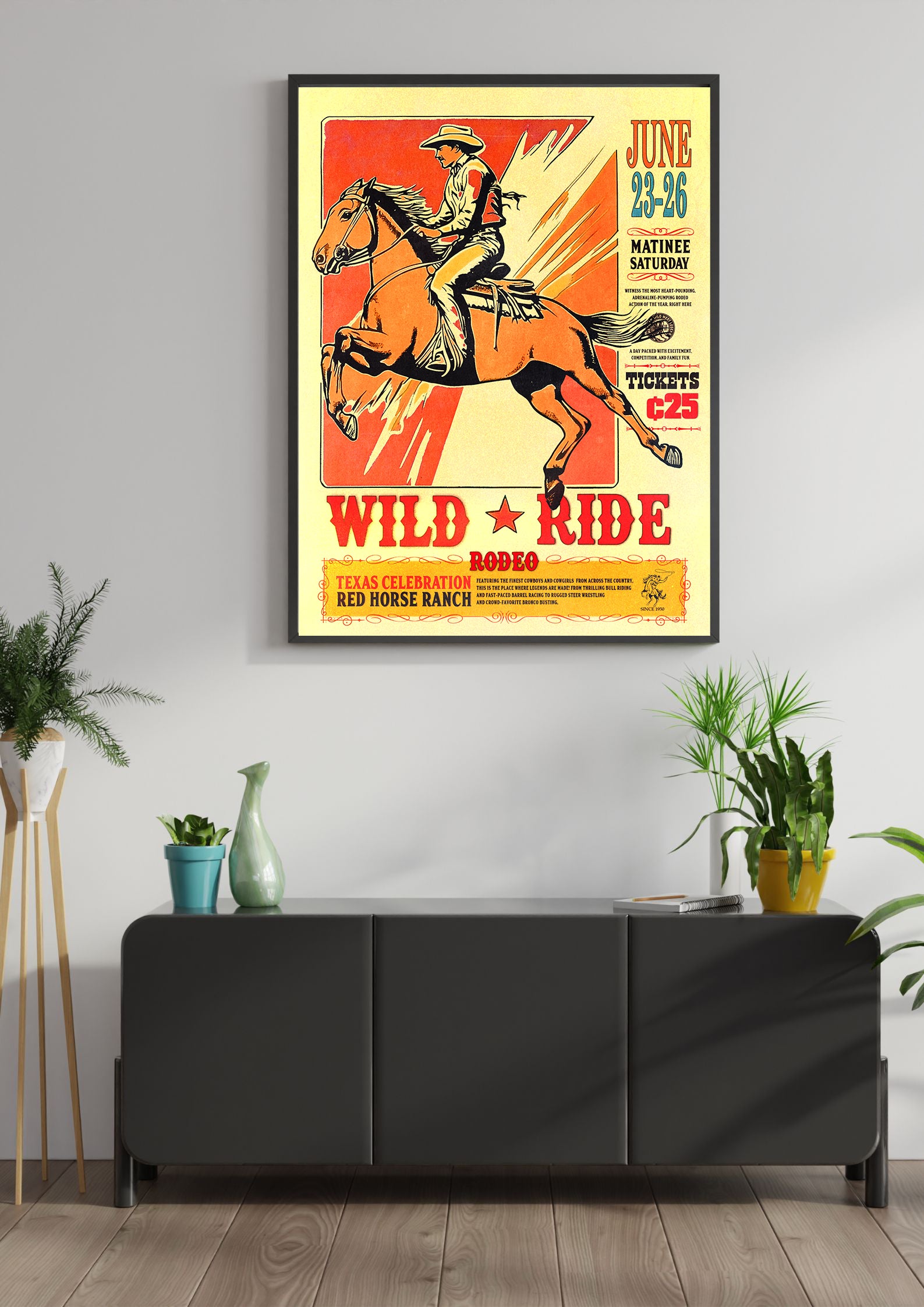 Wild Rodeo Print