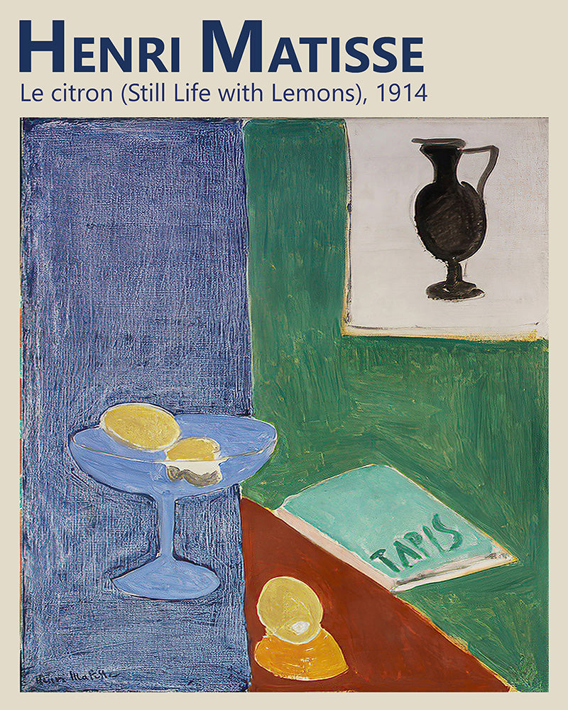 Henri Matisse Life with Lemons Art Print