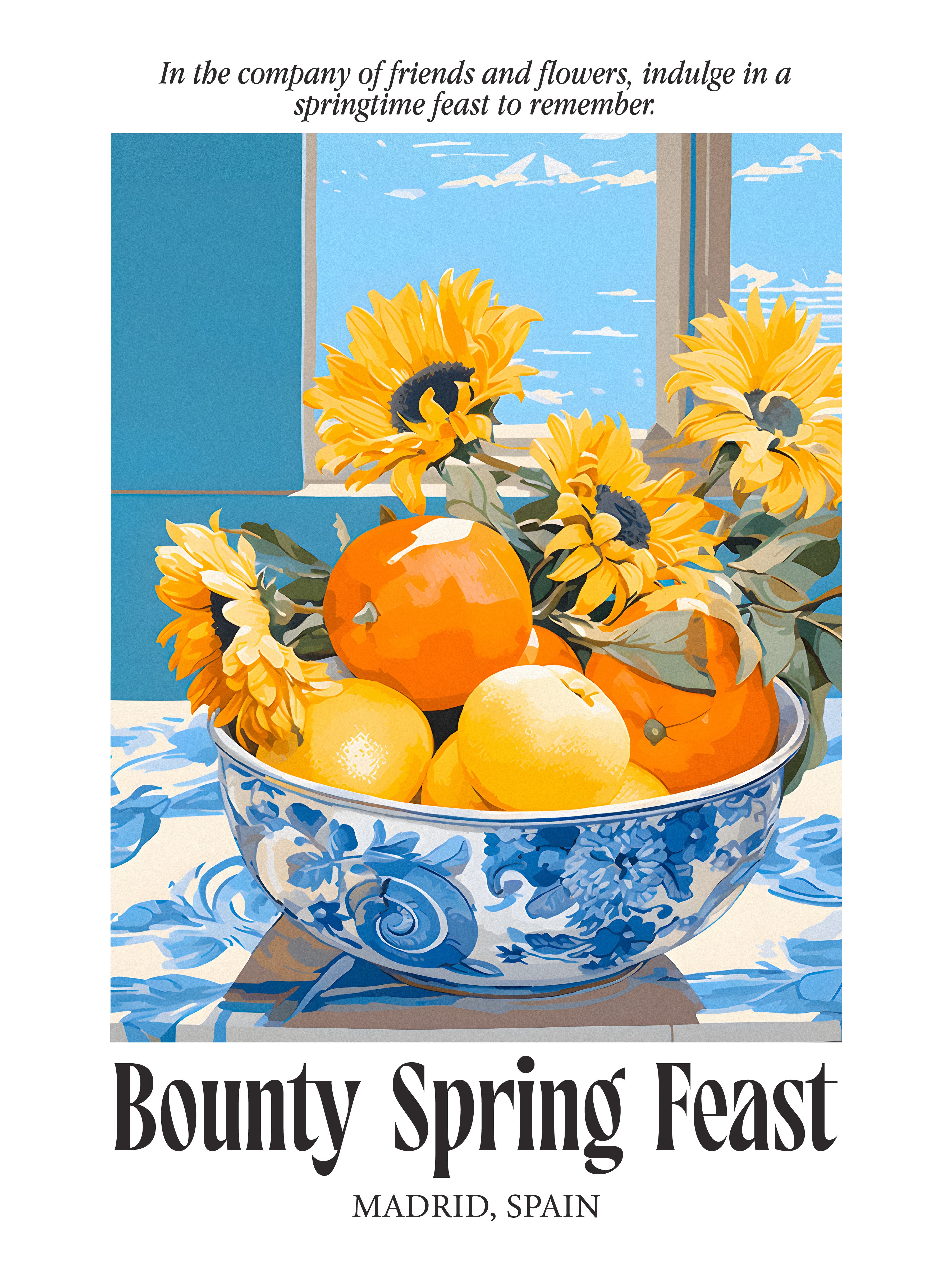 Bounty Spring Feast Art Print