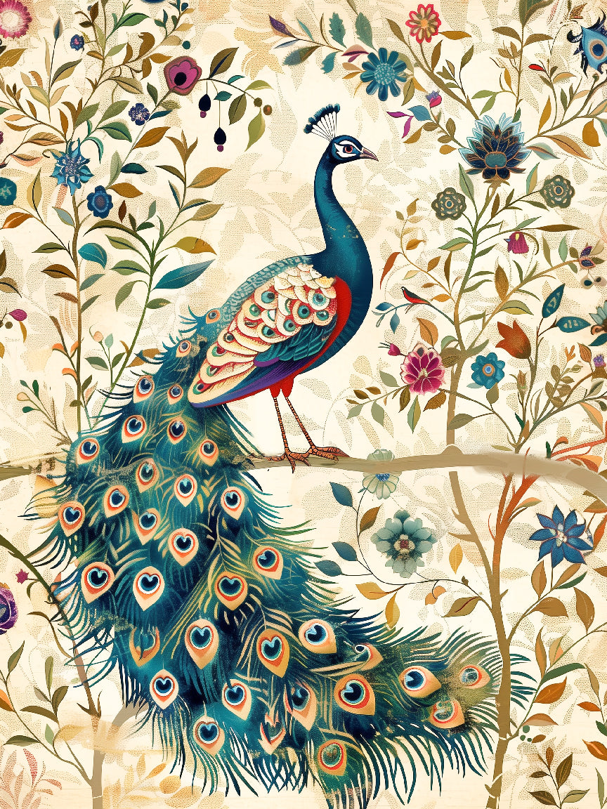 Indian Peacock Art