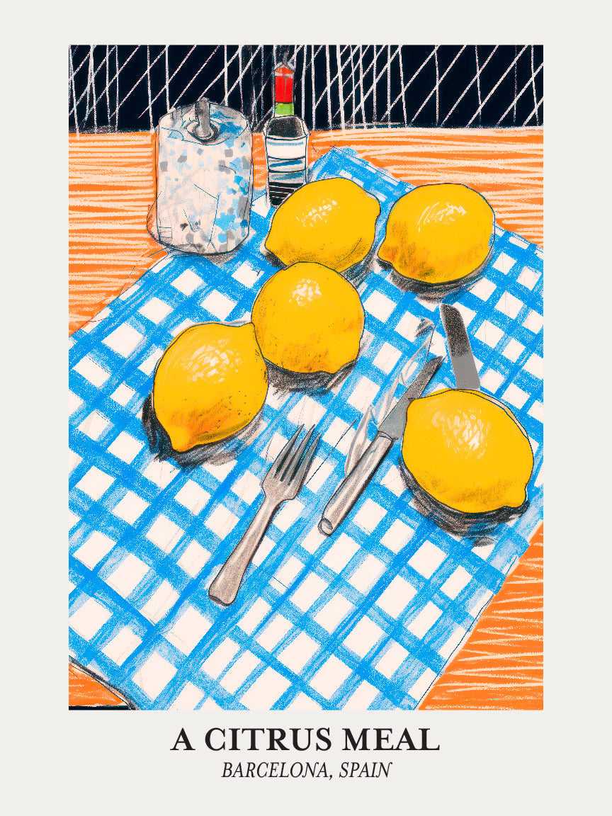 Lemon Wall Art Print