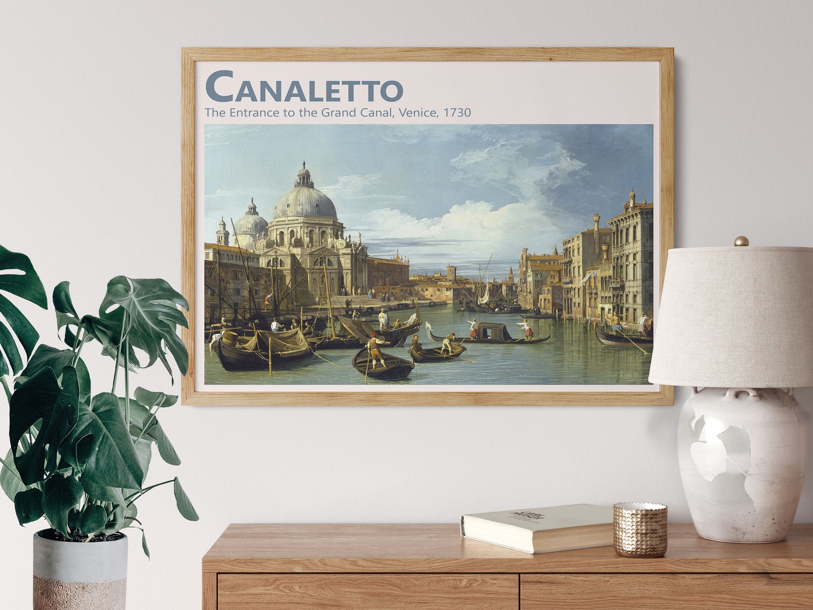 Venetian Charm: Canaletto's 'The Entrance to the Grand Canal Venice'