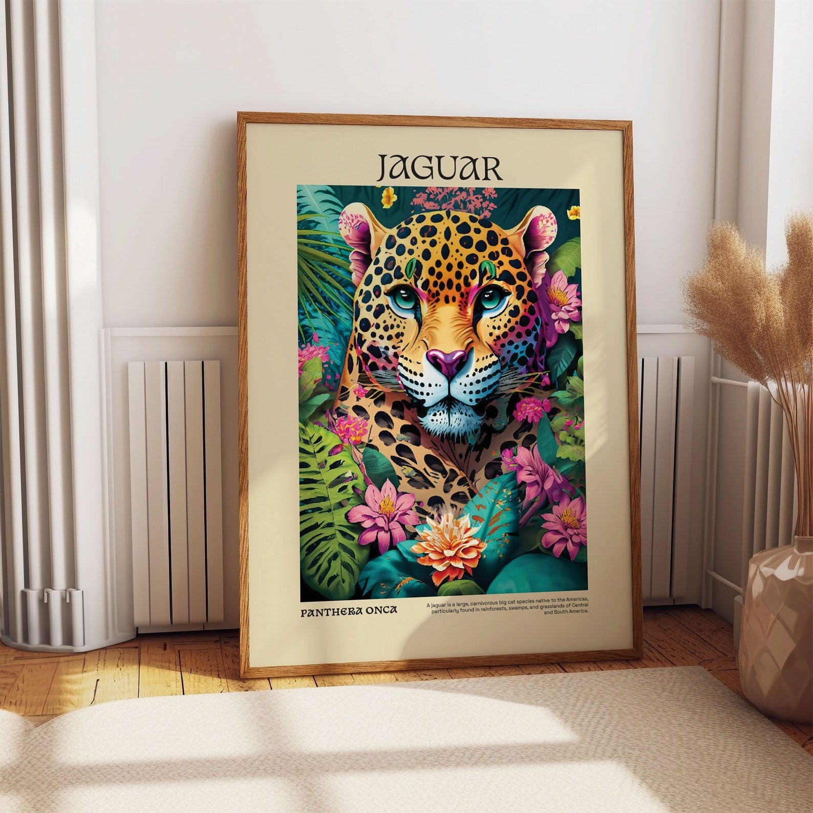 Vibrant Jaguar Wall Art