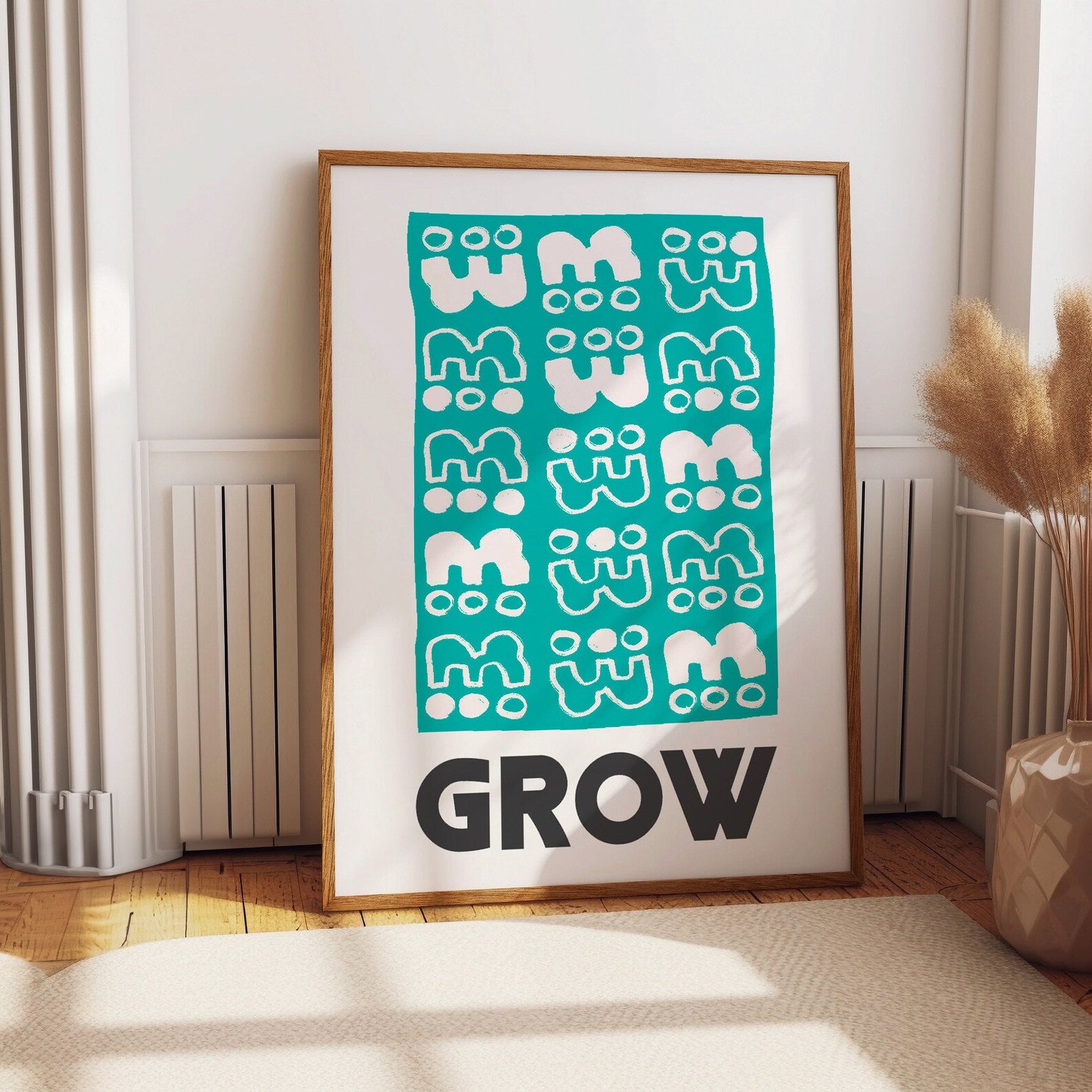 Abstract Growth Motivational Art