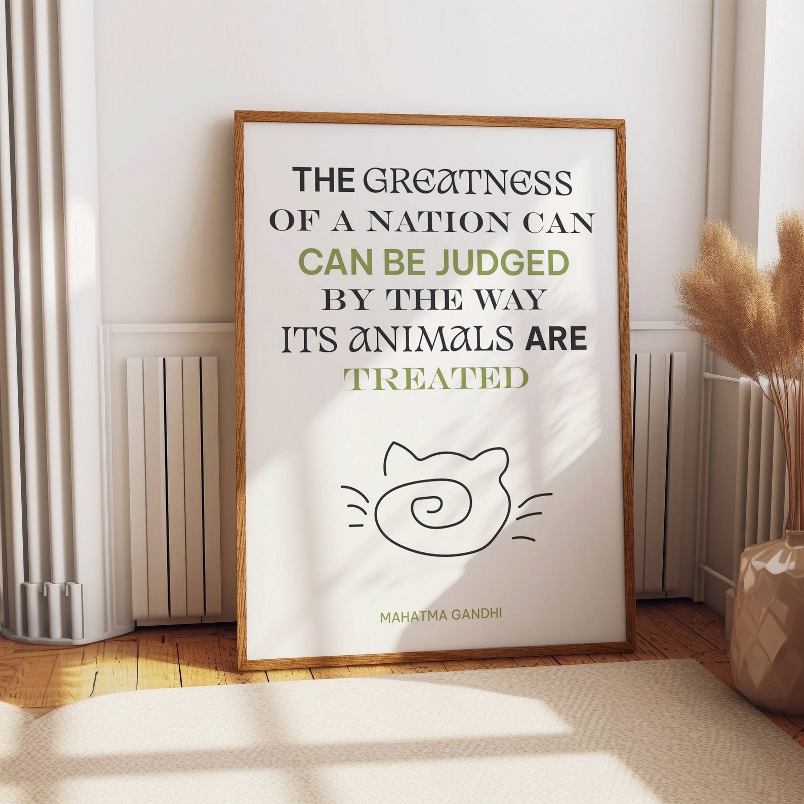 Gandhi Quote Art Print