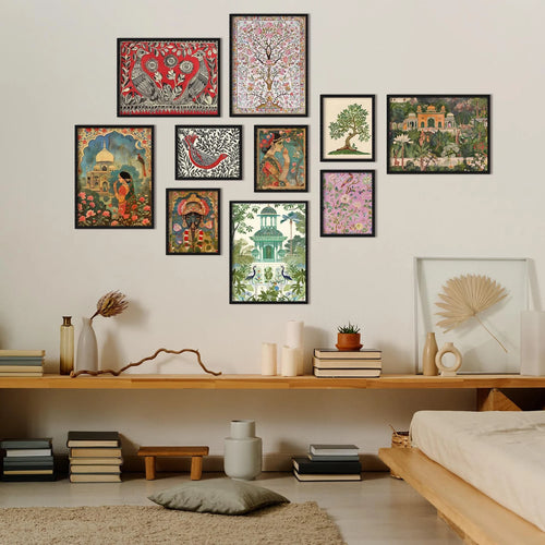 Indian Pichwai Gallery Wall Art