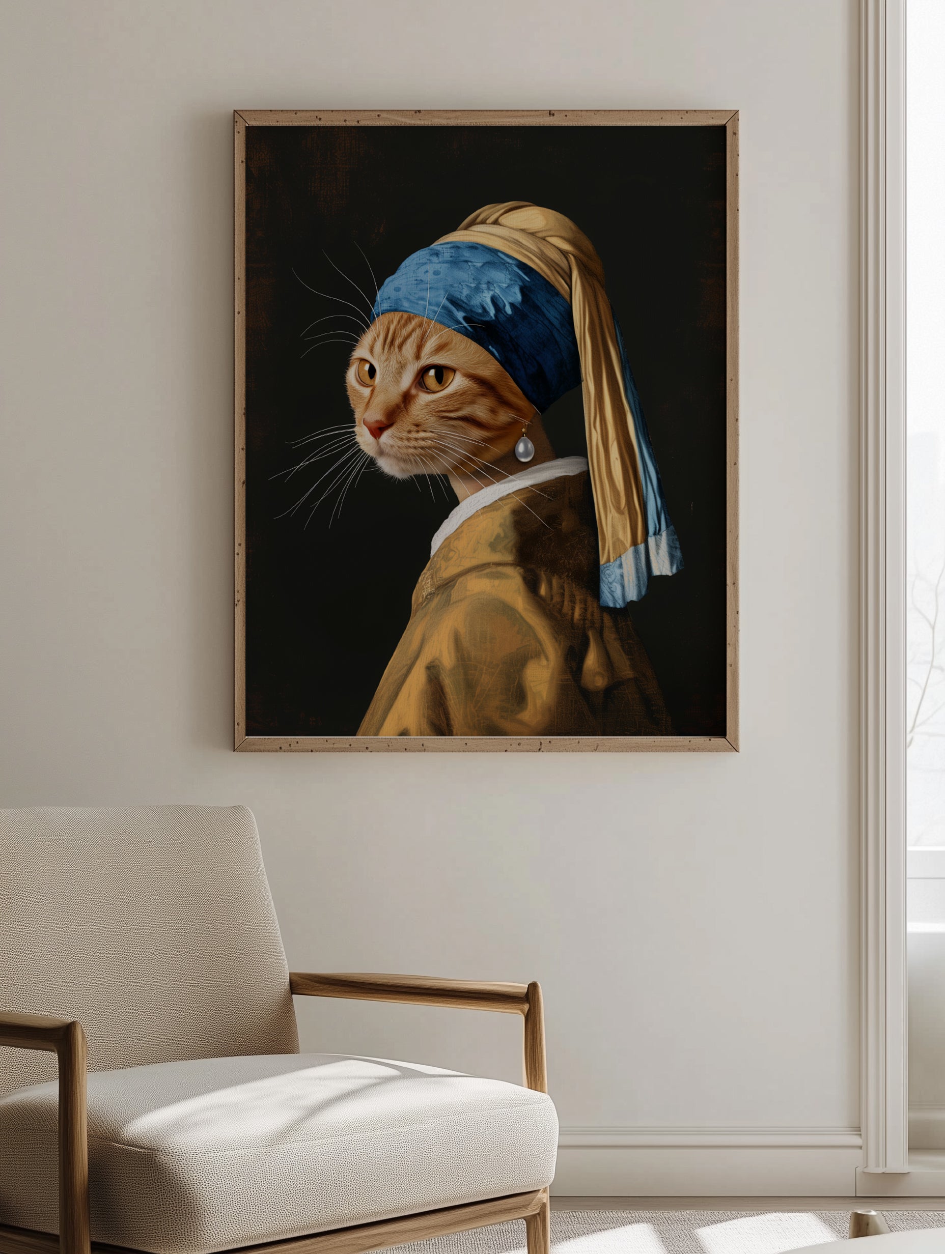 The Feline Pearl Print